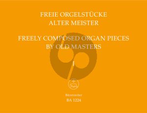 Album Freie Orgelstucke alter Meister Vol.1 (37 Präludien, Fugen, Fantasien und Toccaten in der Reihenfolge der Tonarten. Viele Kompositionen manualiter) (Herausgegeben von Adolf Graf)