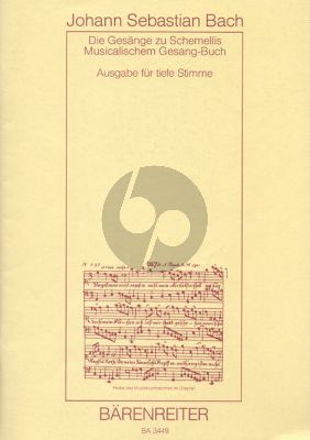 Bach Gesänge Schemellis zum Musicalischem Gesangbuch Tief (mit 6 Lieder aus dem Klavierbüchlein für Anna Magdalena Bach (BWV 439–507,511–514,516,517))
