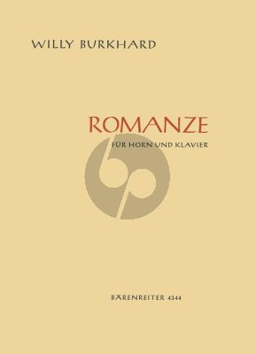 Burkhard Romanze (1945) fur Horn in F und Klavier
