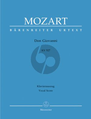 Mozart Don Giovanni KV 527 (Vocal Score) (ital./germ.) (Barenreiter-Urtext) (Paperback)