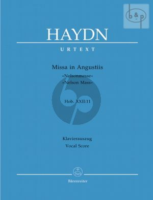 Haydn Missa in Angustiis (Nelsonmesse) (Hob.XXII:11) Soli-Choir-Orchestra Vocal Score (Barenreiter-Urtext)
