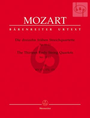 13 Fruhe Streichquartette Vol.4 (KV 171 - 172 - 173)
