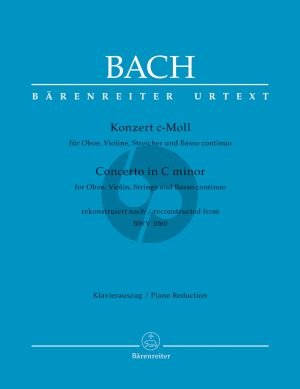 Konzert c-moll Oboe-Violine-BC (Rekonstruktion nach Concerto 2 Cembali BWV 1060)