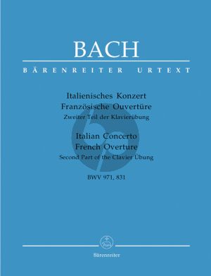 Bach Italienisches Konzert BWV 971/Französische Ouverture BWV 831 Klavier