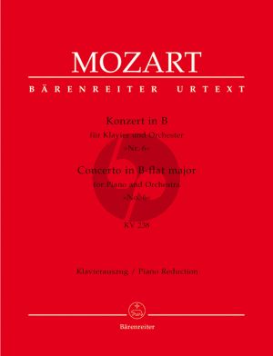 Mozart Konzert B-dur KV 238 Klavier und Orchester (Klavierauszug) (Douglas Woodfull-Harris)