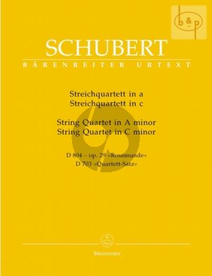 Streichquartett a-moll Op.29 (D 804) (Rosamunde) & Quartettsatz c-moll (D 703)
