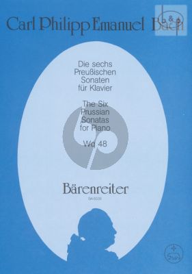 Bach 6 Preussischen Sonaten WQ 48 (edited by Rudolf Steglich) (Barenreiter)