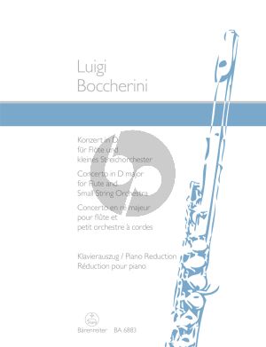 Boccherini Concerto D-major Op. 27 Flute and Piano (edited by Hans Vogt and Walter Upmeyer)