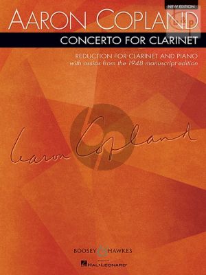 Copland Concerto Clarinet-Orchestra (piano red.)