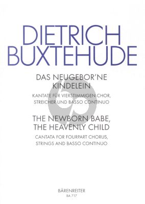 Buxtehude Neugeborene Kindelein Gem.Chor-Str.-Bc Partitur-Stimmen