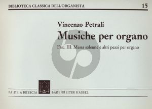 Petrali Musiche per Organo Vol.3
