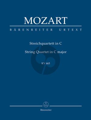 Mozart Streichquartett C-dur KV 465 (Taschenpartitur) (Urtext der Neuen Mozart-Ausgabe)