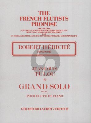 Tulou Grand Solo No .6 Op. 82 Flute et Piano (Robert Heriche)