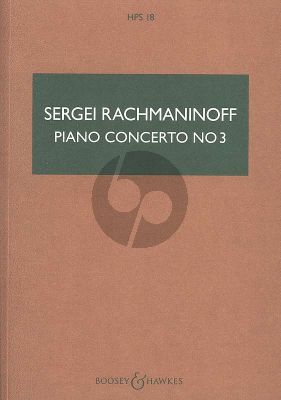 Rachmaninoff Concerto No.3 Op.30 d-minor Piano and Orchestra (Study Score)