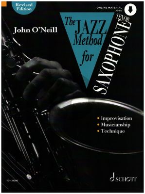 O'Neill Jazz Method for Tenor Saxophone (Revised Edition) Book with Audio Online (Improvisation - Musicianship - Techniques)