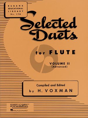 Voxman Selected Duets for Flute Vol.2 (Medium-Advanced)