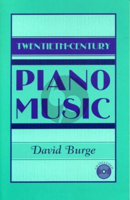 Burge Twentieth Century Piano Music (Bk-Cd)