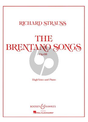 Strauss Brentano Songs Op.68 (High Voice)