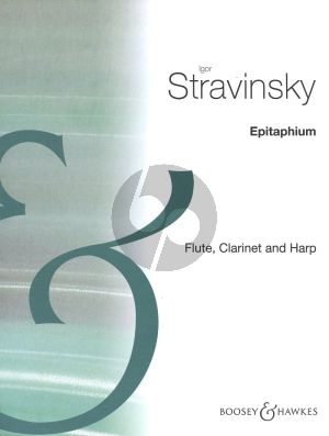 Strawinksy Epitaphium flute-clarinet-harp