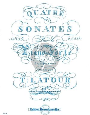 Latour 4 Sonaten Piano solo