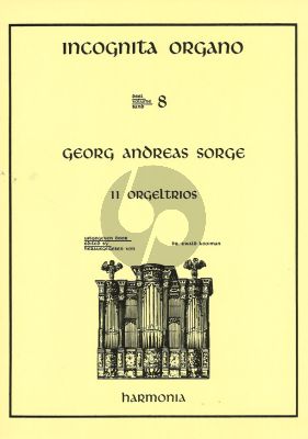 Sorge 11 Orgeltrios (Incognito Organo 8)