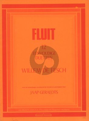 de Fesch 12 Eenvoudige Duetten (2 Flutes) (Jaap Geraedts) (Alsbach)