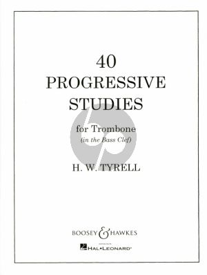 Tyrrell 40 Progressive Studies for Trombone in Bass Clef