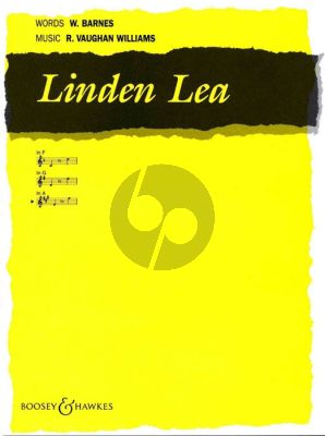 Linden Lea for High Voice (A) and Piano