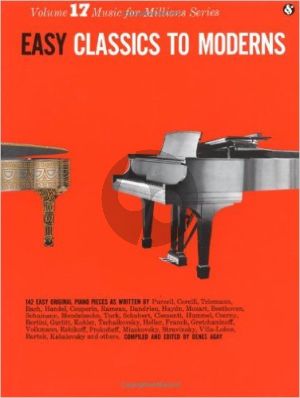 Easy Classics to Moderns piano
