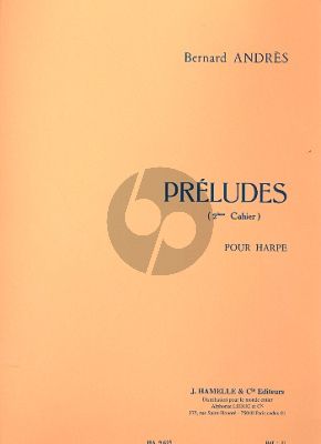 Andres Preludes Vol. 2 No. 6 - 10 Harpe (interm.level)