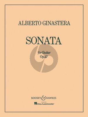 Ginastera Sonata Op. 47 for Guitar