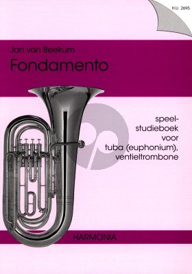 Fondamento (Speel- Studieboek Tuba [Euphonium]