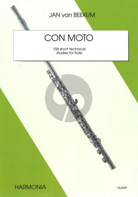 Beekum Con Moto Flute (106 Short Technical Studies)