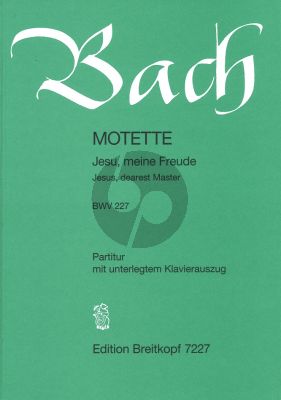 Bach J.S. Jesu meine Freude (BWV 227) (SSATB-Piano) (Schulze)