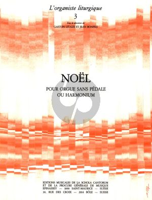 Noëls pour Orgue sans pédale ou Harmonium (Gaston Litaize)