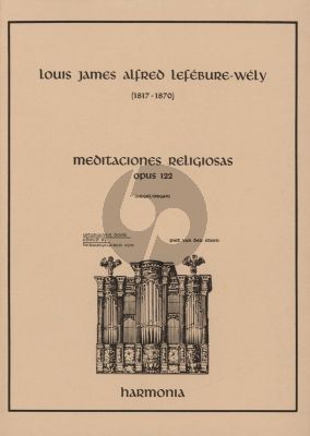 Lefebure-Wely Meditaciones Religiosas Op.122 Orgel (Van der Steen)