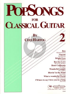 Hartog Popsongs for Classical Guitar Vol.2