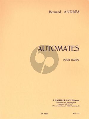 Andres Automates pour Harpe (12 Pieces en forme de Danses Anciennes)