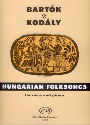 Bartok Hungarian Folksongs Voice-Piano (Hungarian/English)