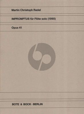 Redel Impromptus Op. 41 Flöte solo
