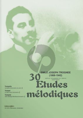 Trognee 30 Etudes Melodiques Trompette