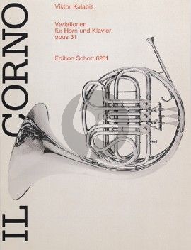 Kalabis Variationen Op. 31 Horn und Klavier