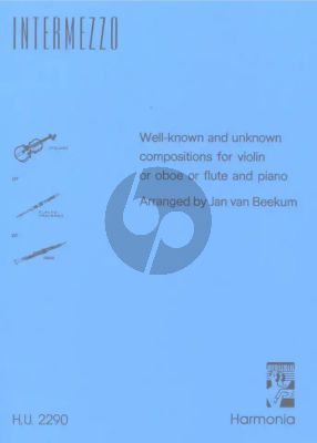 Beekum  Intermezzo - Well-Known and Unknown Pieces for Oboe[Flute/Violin] and Piano