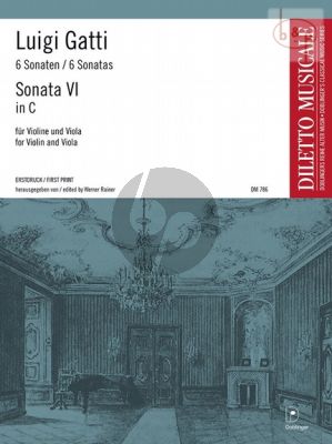 6 Sonaten No.6 C-major (Violin-Viola)