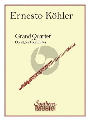 Grand Quartet D-major Op. 92 4 Flutes
