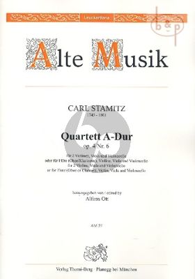 Quartet A-major Op.4 No.6 (2 Vi.-Va.-Vc.)