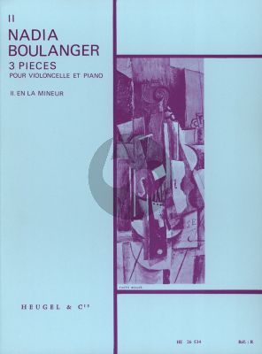 Boulanger 3 Pieces No.2 a-minor for Violoncello and Piano