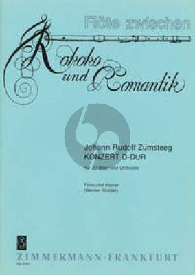 Zumsteeg Konzert D-dur fur 2 Floten und Klavier (edited by Werner Richter)