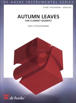 Schoonenbeek Autumn-Leaves 4 Clarinets [Bb] (Score/Parts)