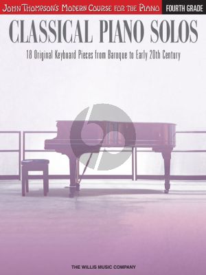 Thompson Classical Piano Solos Grade 4